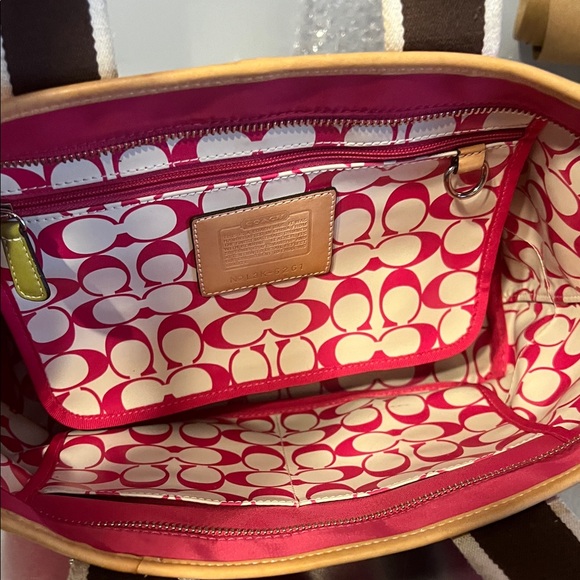 Pink and Brown Tote Bag - Picture 5 of 16